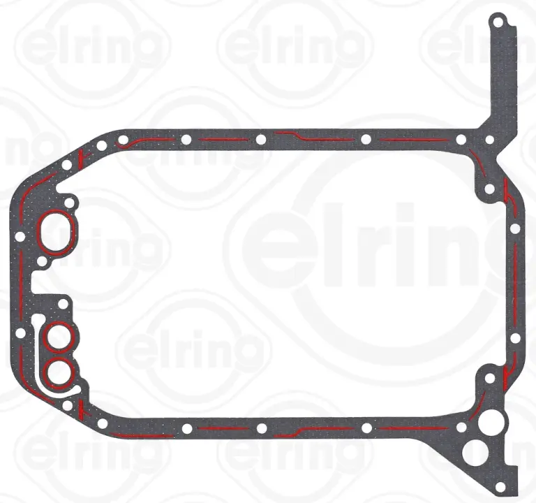 Прокладка піддону AUDI/VW 2.8V6 ACK/ABC верх (вир-во Elring) ELRING 921-107 (фото 1)