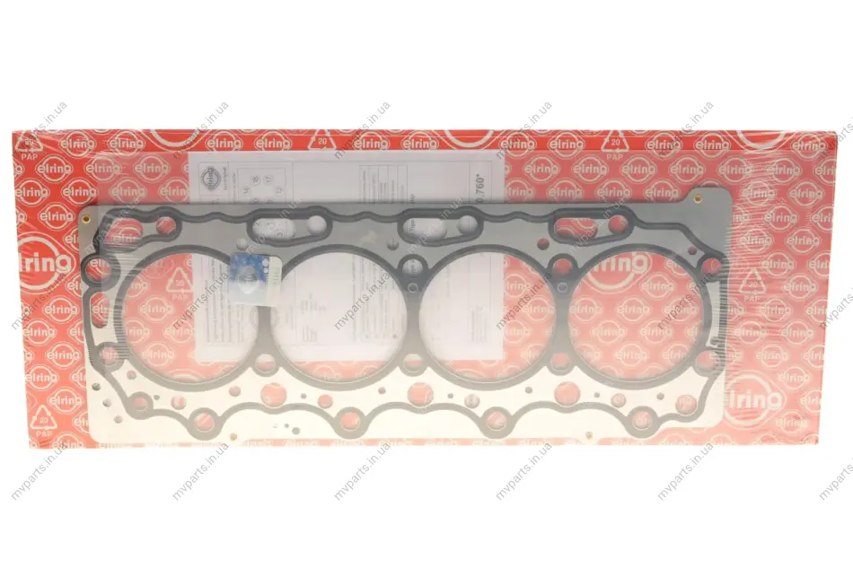 Прокладка ГБЦ Mitsubishi L200/Pajero 2.5D 05- (4 мітки) (1.17mm) 940.760 ELRING 940-760 (фото 1)