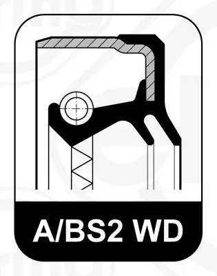 Сальник АКПП Audi Q4 E-tron/VW ID.4 21- (40x62x8) B17.880 ELRING B17-880 (фото 1)