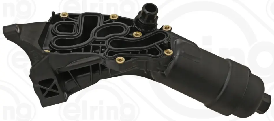 Корпус фільтра масляного (з радіатором) BMW 2 (F22/F87)/X3 (G01/F97)/X5 (F15/F85) 15- (B48/B38/B46) B34.630 ELRING B34-630 (фото 1)