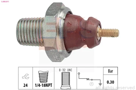 Датчик тиску оливи Ford Transit 2.0-2.9/2.5 DI/TD 94- 1.800.011 EPS 1-800-011