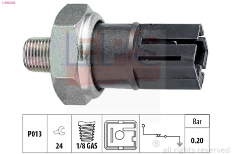 Датчик тиску оливи Renault Espase IV 3.5 V6 02- 1.800.042 EPS 1-800-042