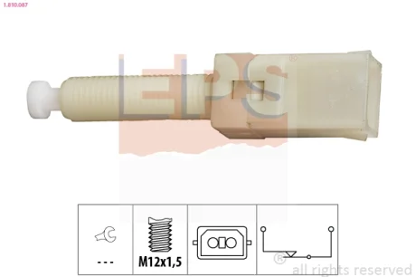 Датчик педалі гальма Audi 80/A4/A6/A8 83-05/VW Passat B5 96-01 1.810.087 EPS 1-810-087