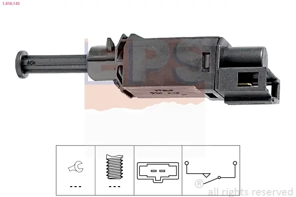 Датчик педалі зчеплення VW Polo/Seat Leon 97-06 1.810.143 EPS 1-810-143 (фото 1)