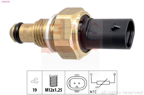 Датчик температури палива MB Sprinter 906/Vito (W639) 2.2 06- (M12x1.25) 1.830.338 EPS 1-830-338