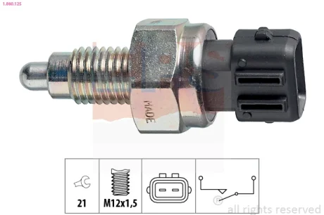 Датчик увімкнення заднього ходу VW T4 -03/Caddy II 95-04 (M12x1.5) 1.860.125 EPS 1-860-125