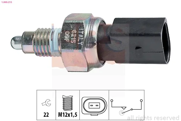 Датчик увімкнення заднього ходу VW T5/Caddy 1.860.215 EPS 1-860-215 (фото 1)