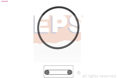 Прокладка термостата VW Caddy IV 2.0 TDI 15-20 1.890.688 EPS 1-890-688