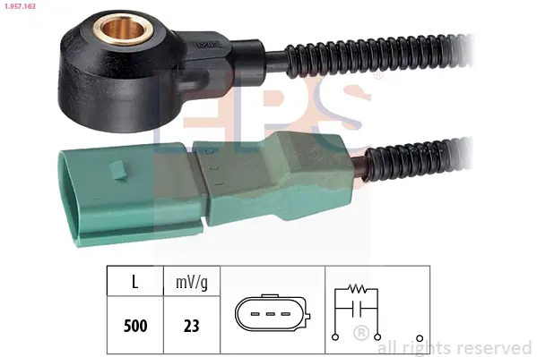 Датчик детонації VW T5/T6/Golf 2.0 GTI/TSI 07- 1.957.163 EPS 1-957-163 (фото 1)