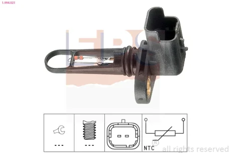 Датчик температури впуску повітря Fiat Scudo 99-/Volvo V50 1.6-2.0 D 04- 1.994.021 EPS 1-994-021