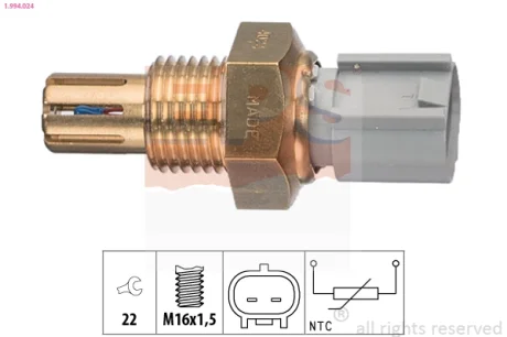 Датчик температури впуску повітря Toyota Land Cruiser 4.5D 00- 1.994.024 EPS 1-994-024