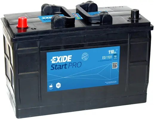 Акумуляторна батарея 110Ah/750A (349x175x235/+L/B00) StartPro EXIDE EG1101 (фото 1)