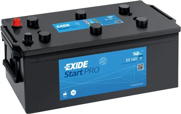 Акумуляторна батарея 140Ah/800A (513x189x223/+L) StartPro EXIDE EG1403 (фото 1)