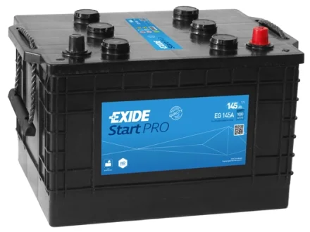 Акумуляторна батарея 145Ah/1000A (360x253x240/+R/B00) StartPro EXIDE EG145A