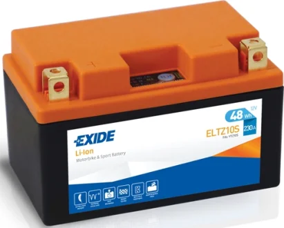 Акумуляторная батарея 4Ah/230A (150x87x93/+L/B0) (Li-ion) (мото) EXIDE ELTZ10S