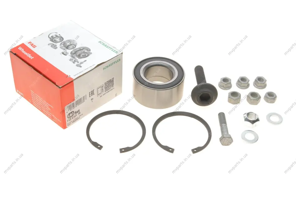 Підшипник маточини (передньої) Audi 80/90 88-96 (567447B) (к-кт) 713 6101 70 FAG 713-6101-70 (фото 1)
