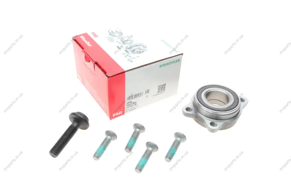 Підшипник маточини (передньої) Audi A6 (4F2, C6), 04/04 - 08/11 713 6107 80 FAG 713-6107-80 (фото 1)