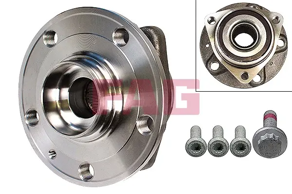 Підшипник маточини (передньої) VW Passat/Golf 1.0TSI-2.0TDI 12- (к-кт) (+ABS) 713 6111 50 FAG 713-6111-50 (фото 1)