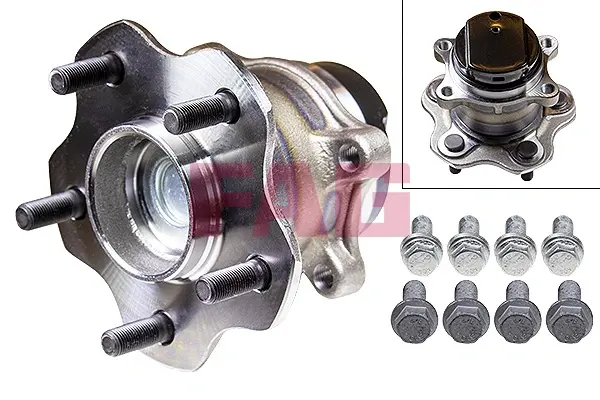 Підшипник маточини (задньої) Nissan Qashqai/X-trail 1.5-2.0 dCI 07- 713 6139 20 FAG 713-6139-20 (фото 1)