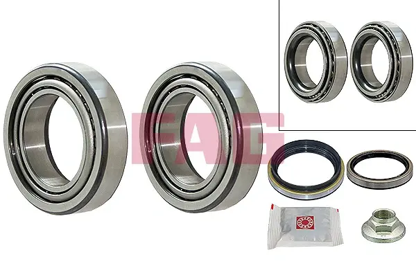 Підшипник маточини (передньої) Mazda 121/Kia Rio 90-05 (38x63x17) 713 6151 30 FAG 713-6151-30 (фото 1)