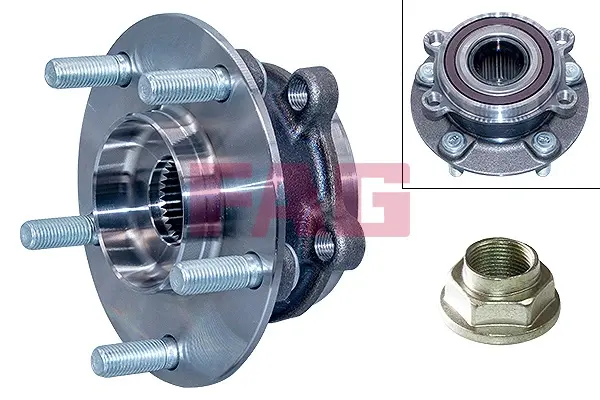 Підшипник маточини (передньої) Mazda CX-5/6 2.2D 11- (+ABS) 713 6159 50 FAG 713-6159-50 (фото 1)
