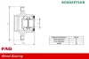 Підшипник маточини (задньої) Honda Civic 01-05 713 6178 10 FAG 713-6178-10 (фото 3)