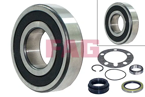 Підшипник маточини (задньої) Toyota Hilux 2.5/3.0D 05- (к-кт) 713 6184 00 FAG 713-6184-00 (фото 1)