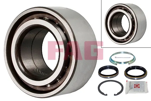 Підшипник маточини (передньої) Toyota Corolla/ Avanza 92- (К-кт) 713 6185 60 FAG 713-6185-60 (фото 1)