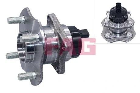 Підшипник маточини (задньої) Toyota Yaris 99-05 (+ABS) 713 6186 80 FAG 713-6186-80