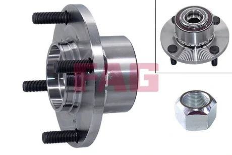 Підшипник маточини (передньої) Mitsubishi Colt 04-12/Smart Forfour 02-06 (+ABS) 713 6197 70 FAG 713-6197-70
