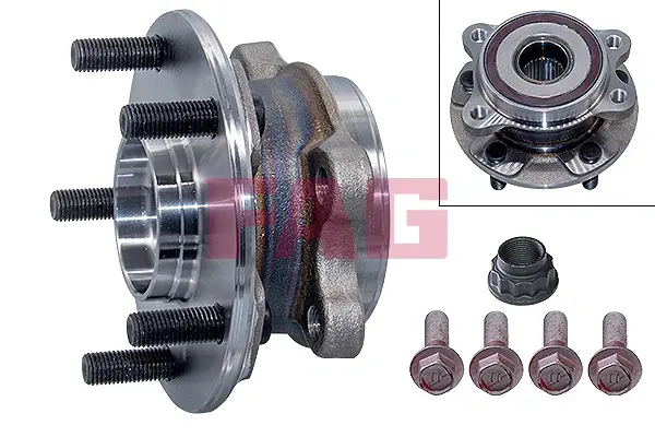 Підшипник маточини (передньої) Toyota Auris 09-/Avensis 08-/Corolla 06-/Rav4 05- 713 6211 50 FAG 713-6211-50 (фото 1)