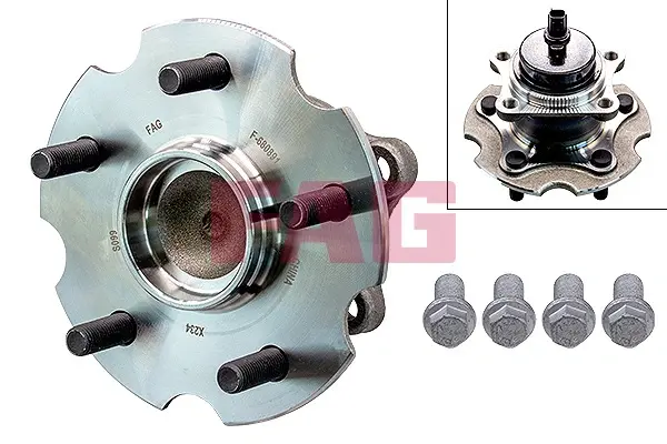 Підшипник маточини (задньої) Lexus NX 14-/Toyota RAV 4 2.0-2.5D 08-18 713 6217 00 FAG 713-6217-00 (фото 1)