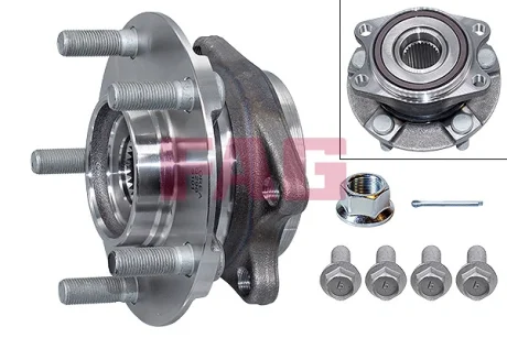 Підшипник маточини (передньої) Nissan Qashqai/X-Trail 1.2-2.5 dCi/DIG-T 13- (+ABS) 713 6332 00 FAG 713-6332-00