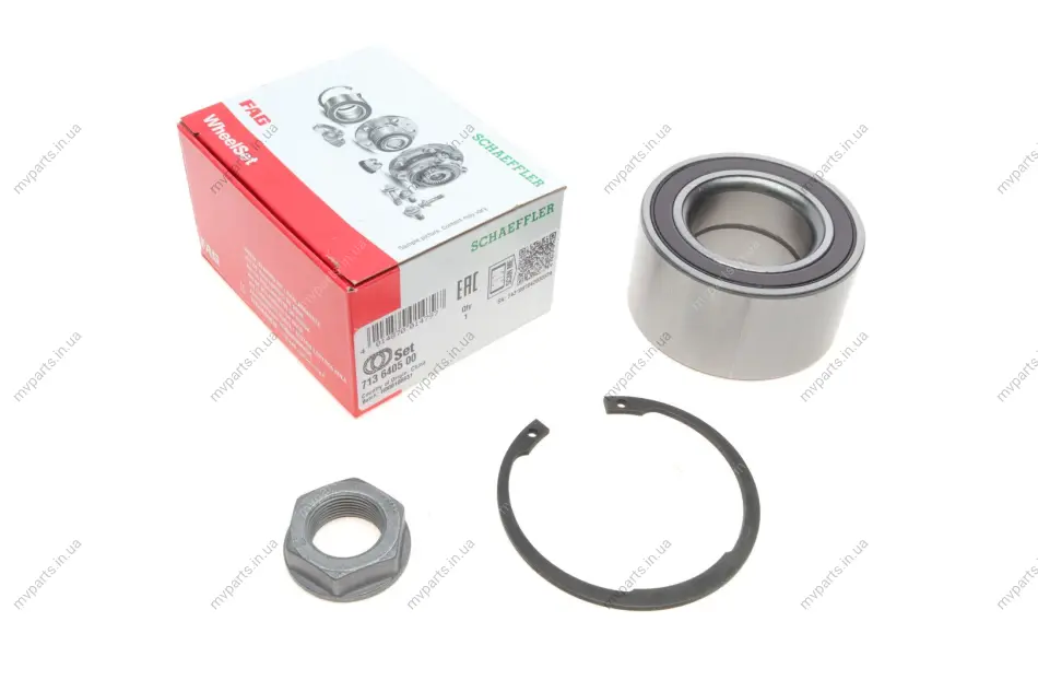 Підшипник маточини (передньої) Citroen C4/C5/C6 05-/Peugeot 407/607/308/508 11- 713 6405 00 FAG 713-6405-00 (фото 1)
