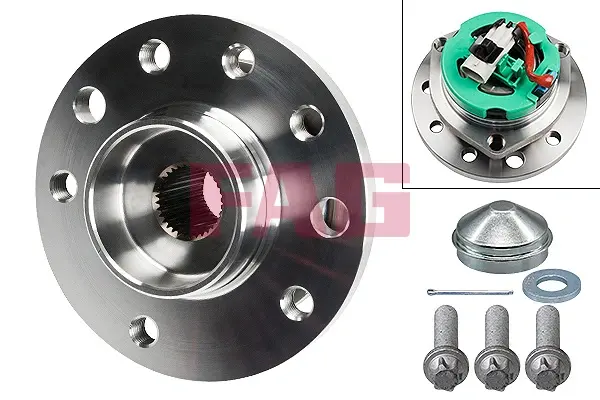Підшипник маточини (передньої) Opel Astra G 98-09 (+ABS) 713 6440 60 FAG 713-6440-60 (фото 1)