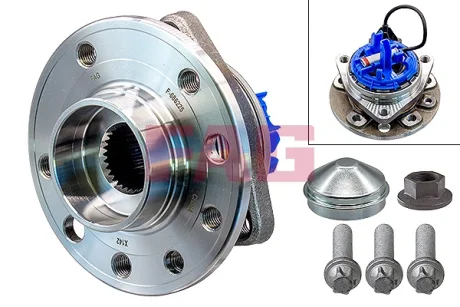 Підшипник маточини (передньої) Opel Astra H/Zafira B 04-15 713 6442 80 FAG 713-6442-80
