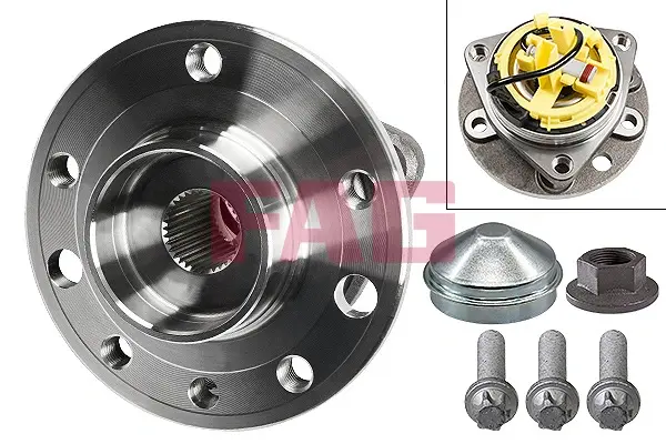 Підшипник маточини (передньої) Opel Astra H/Zafira B 05- 713 6448 10 FAG 713-6448-10 (фото 1)