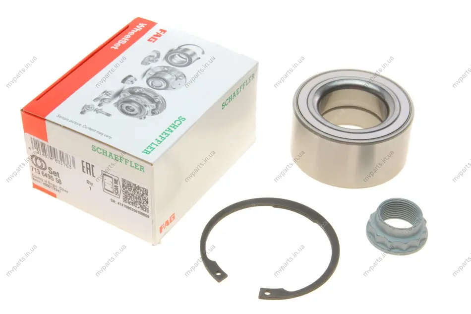 Підшипник маточини (задньої) BMW 1 (F20)/2 (F23)/3 (F30)/4(33) 10- 713 6495 50 FAG 713-6495-50 (фото 1)