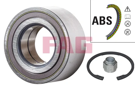 Підшипник маточини (передньої) Peugeot 206+ 09-13 713 6505 80 FAG 713-6505-80