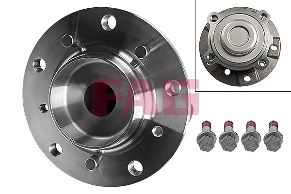 Підшипник маточини (передньої) BMW 5 (E60) 04-09 S85 B50 713 6679 10 FAG 713-6679-10 (фото 1)