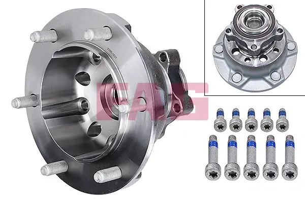 Підшипник маточини (передньої) Ford Transit V363 19- (спарка) 713 6793 90 FAG 713-6793-90 (фото 1)