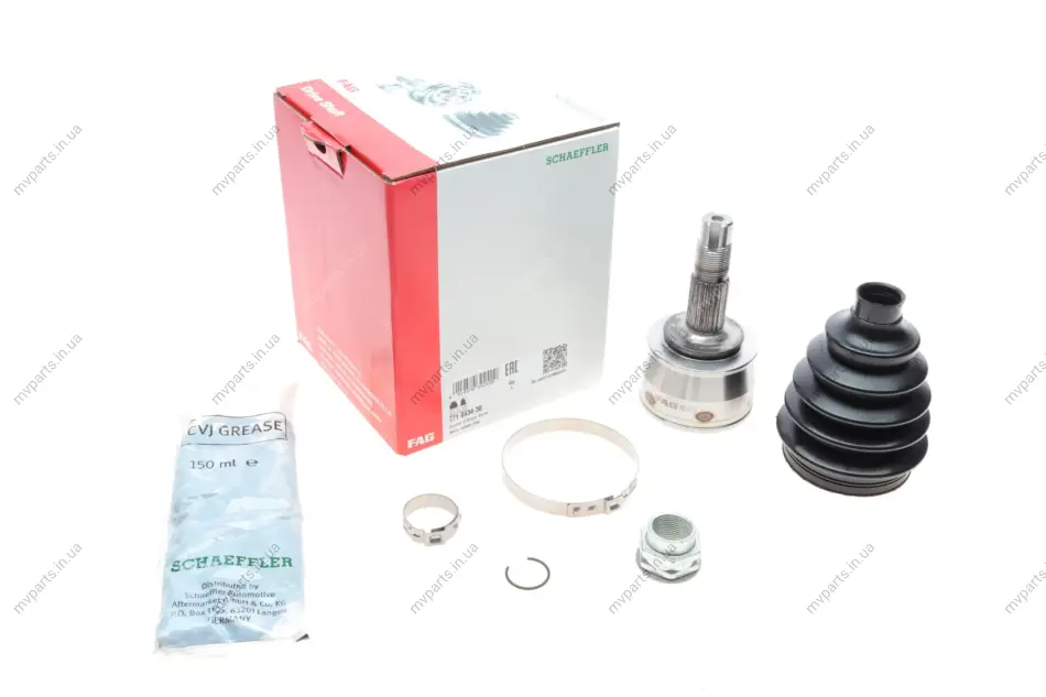 Шрус (зовнішній) Fiat Punto 1.9 D/1.2-1.4 99-04 (22/21/51.2mm) 771 0434 30 FAG 771-0434-30 (фото 1)