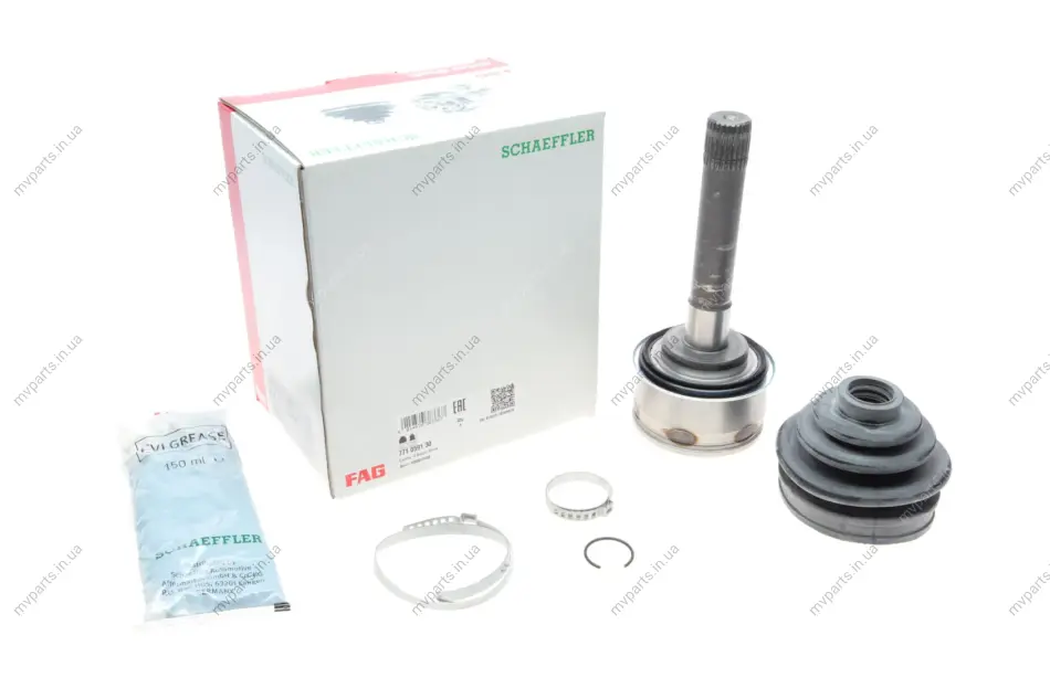 Шрус (зовнішній) Toyota Hilux IV/V/VI 2.0/2.2/2.4D 4WD, 83-02 (26/27z) 771 0591 30 FAG 771-0591-30 (фото 1)