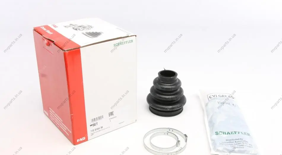 Пильник ШРКШ (зовнішній) BMW X3 (E83) 03-08 (31x51x76) 772 0104 30 FAG 772-0104-30 (фото 1)