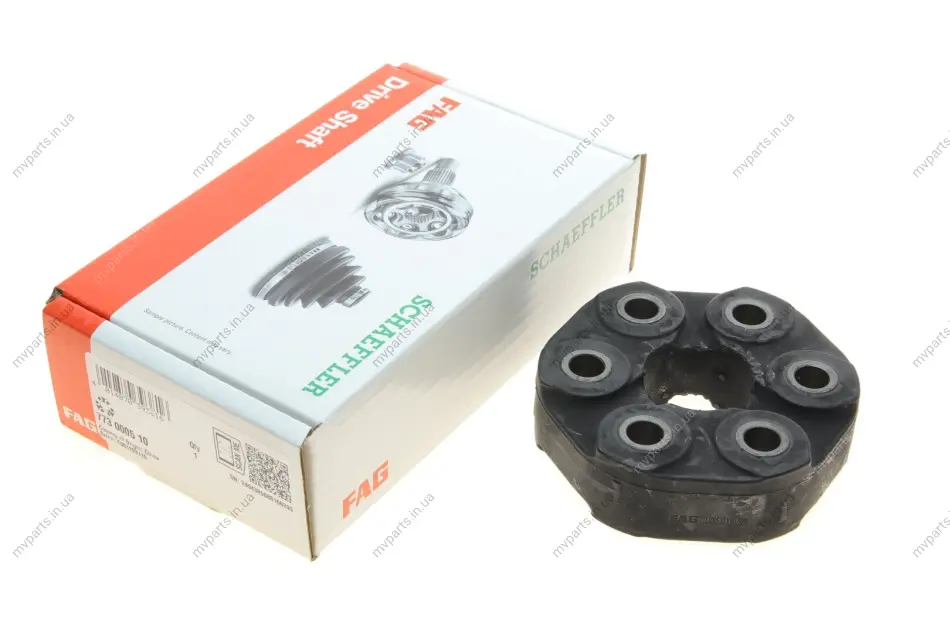 Муфта кардана еластична BMW 3 (E36/E46)/5 (E39) 90-05 (110mm) для МКПП 773 0005 10 FAG 773-0005-10 (фото 1)