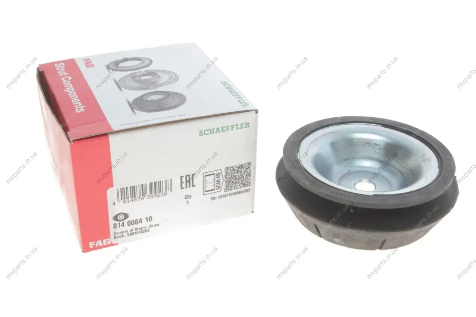 Подушка амортизатора (переднього) Opel Astra G/Combo/Corsa C/Vectra B 1.2-2.5 95- 814 0064 10 FAG 814-0064-10 (фото 1)