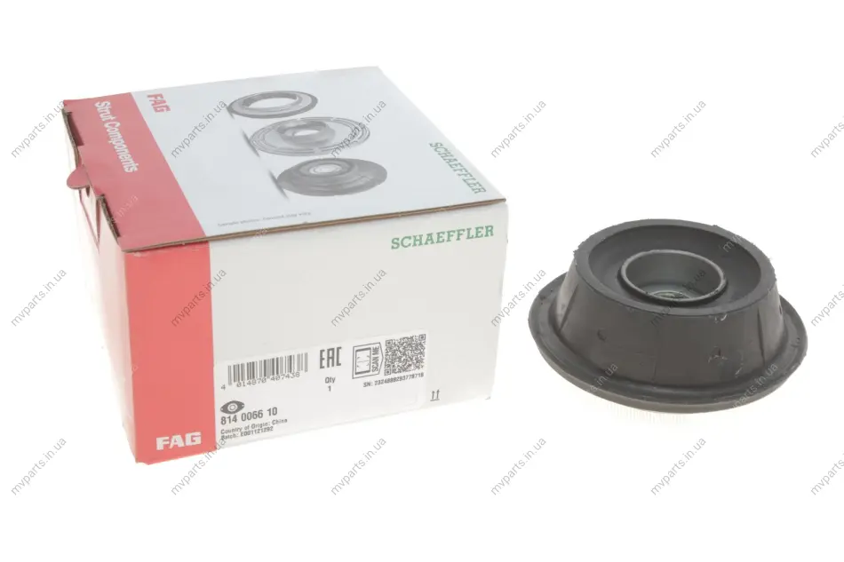 Подушка амортизатора (переднього) + підшипник VW Golf III/Passat III 91- 814 0066 10 FAG 814-0066-10 (фото 1)