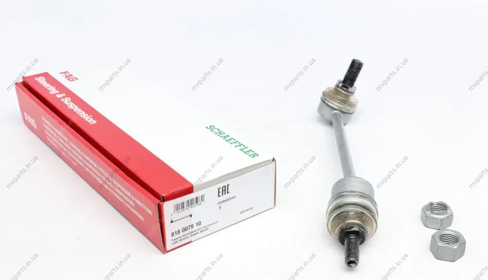 Тяга стабілізатора (переднього) Land Rover Freelander (L314) 1.8-2.5/2.0D 98-06, Л=П 818 0079 10 FAG 818-0079-10 (фото 1)