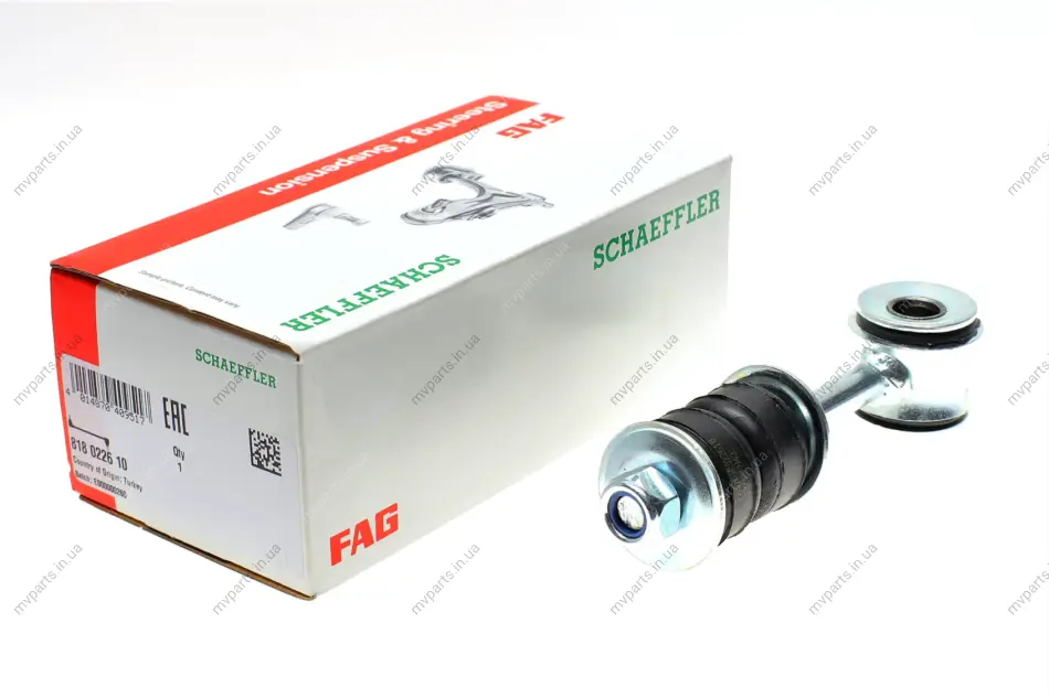Тяга стабілізатора (переднього) Fiat Ducato/Peugeot Boxer 94- 818 0226 10 FAG 818-0226-10 (фото 1)
