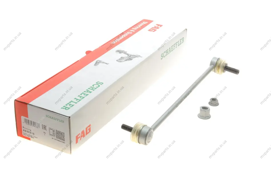 Тяга стабілізатора (переднього) Volvo S60/S80/V70/CX70 97-14 818 0270 10 FAG 818-0270-10 (фото 1)